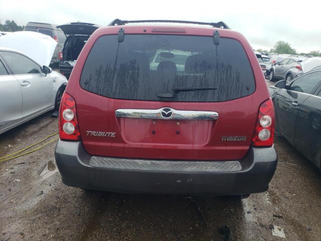 4F2CZ06145KM27938 - 2005 MAZDA TRIBUTE S RED photo 6