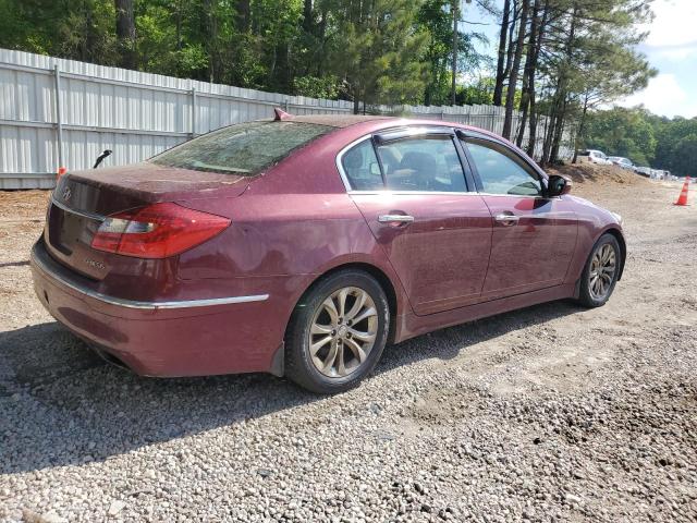 KMHGC4DD2CU177619 - 2012 HYUNDAI GENESIS 3.8L RED photo 3