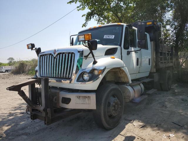 1HTWLAZR6EH790182 - 2014 INTERNATIONAL 7000 7500 WHITE photo 2