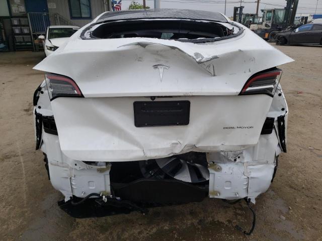 5YJYGDEE0MF199391 - 2021 TESLA MODEL Y WHITE photo 6