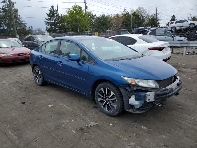 2HGFB2F80DH516410 - 2013 HONDA CIVIC EX BLUE photo 4