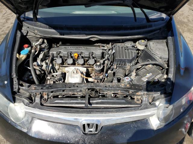 2HGFA16958H334696 - 2008 HONDA CIVIC EXL შავი ფოტო 11