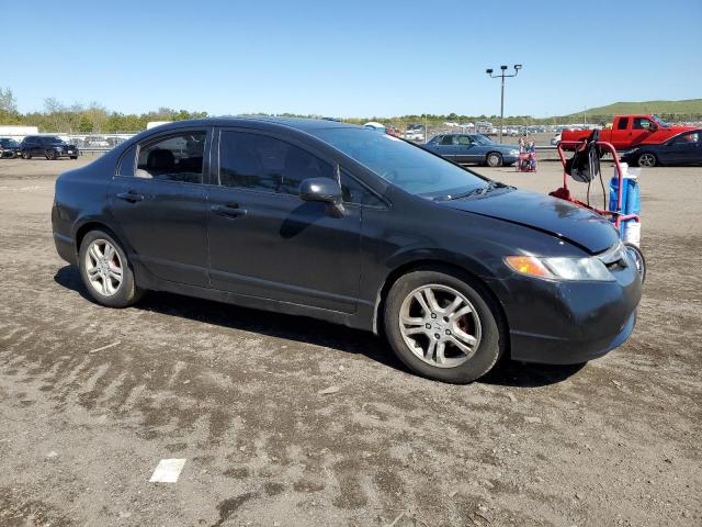 2HGFA16958H334696 - 2008 HONDA CIVIC EXL შავი ფოტო 4