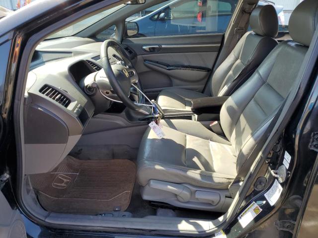 2HGFA16958H334696 - 2008 HONDA CIVIC EXL შავი ფოტო 7