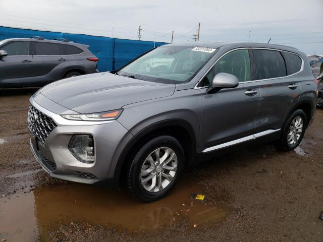 5NMS2CAD2KH120701 - 2019 HYUNDAI SANTA FE SE GRAY photo 1