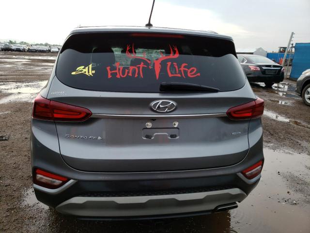 5NMS2CAD2KH120701 - 2019 HYUNDAI SANTA FE SE GRAY photo 6