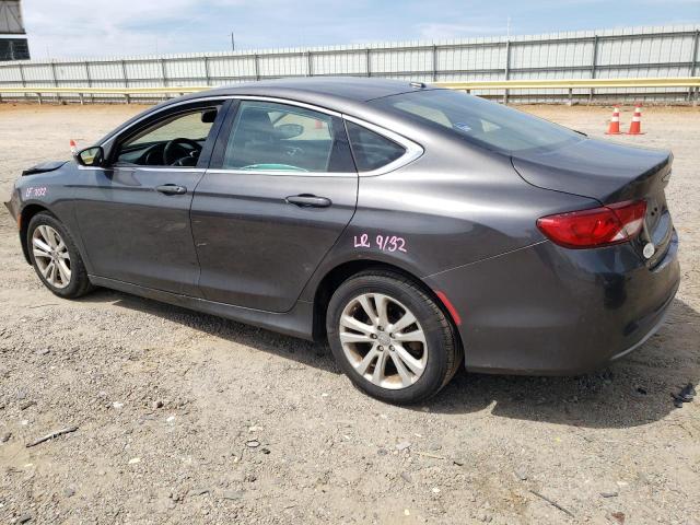 1C3CCCABXGN126986 - 2016 CHRYSLER 200 LIMITED GRAY photo 2