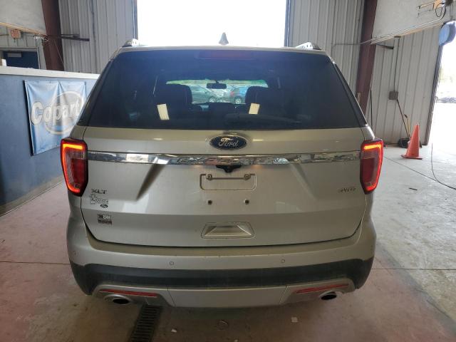 1FM5K8D80HGB50834 - 2017 FORD EXPLORER XLT SILVER photo 6