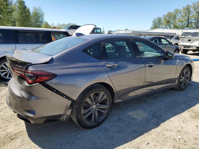 19UUB6F56MA004718 - 2021 ACURA TLX TECH A GRAY photo 3