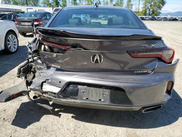 19UUB6F56MA004718 - 2021 ACURA TLX TECH A GRAY photo 6