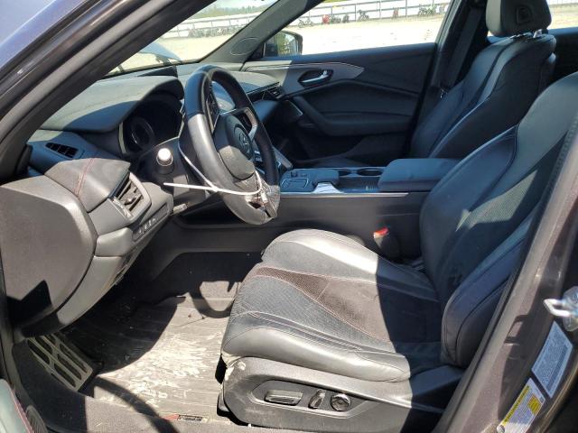 19UUB6F56MA004718 - 2021 ACURA TLX TECH A GRAY photo 7