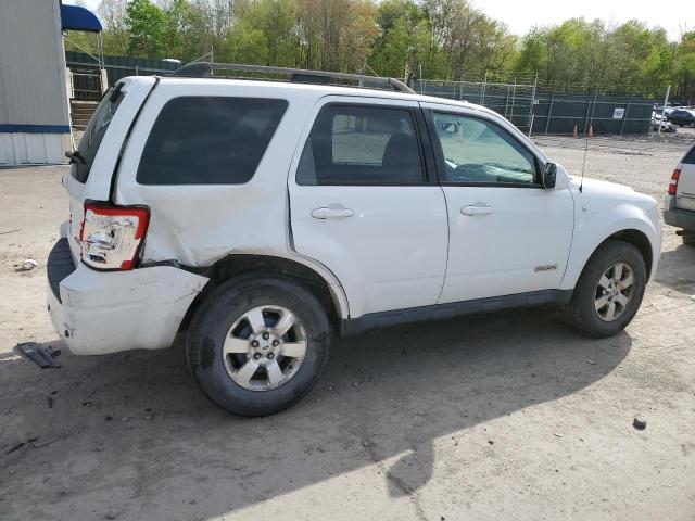 1FMCU94198KE52226 - 2008 FORD ESCAPE LIMITED WHITE photo 3