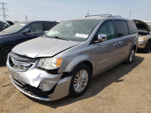 2C4RC1GG6DR769427 - 2013 CHRYSLER TOWN & COU LIMITED SILVER photo 1