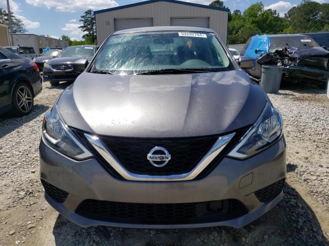 3N1AB7AP1KY384417 - 2019 NISSAN SENTRA S GRAY photo 5