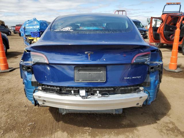 5YJ3E1EBXMF863491 - 2021 TESLA MODEL 3 BLUE photo 6