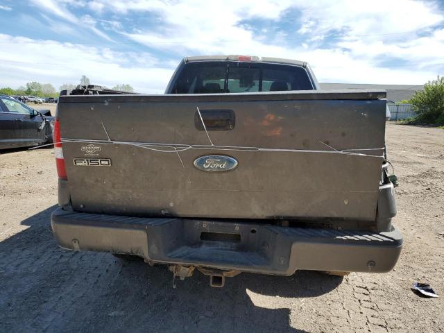 1FTPX14567NA54146 - 2007 FORD F150 SILVER photo 6