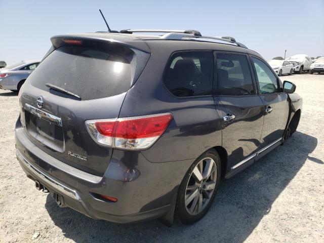 5N1AR2MN6EC671234 - 2014 NISSAN PATHFINDER S GRAY photo 3