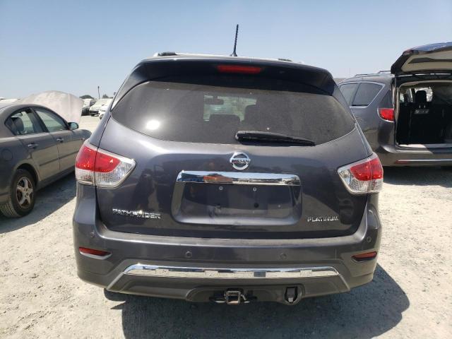 5N1AR2MN6EC671234 - 2014 NISSAN PATHFINDER S GRAY photo 6