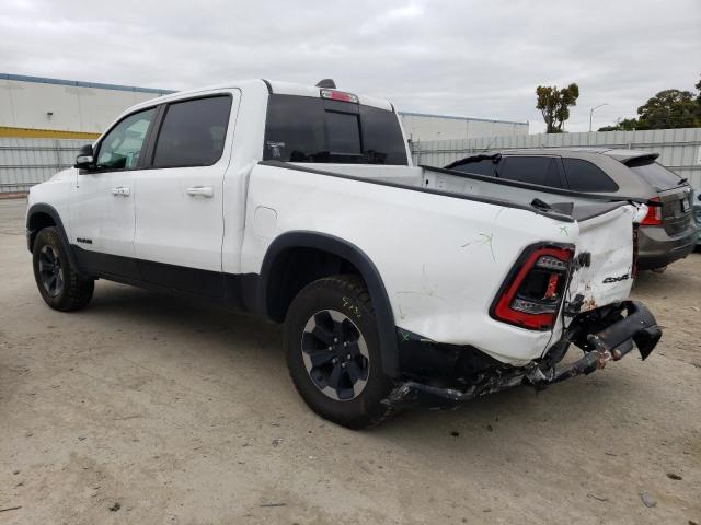 1C6SRFLT0KN766914 - 2019 RAM 1500 REBEL WHITE photo 2