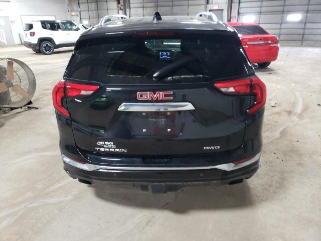 3GKALXEX8JL302915 - 2018 GMC TERRAIN DENALI BLACK photo 6