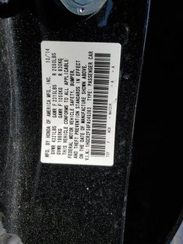 1HGCR2F58FA045063 - 2015 HONDA ACCORD SPORT შავი ფოტო 12