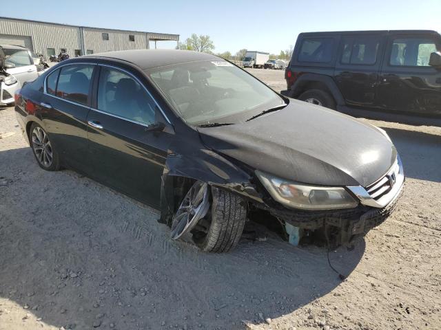 1HGCR2F58FA045063 - 2015 HONDA ACCORD SPORT შავი ფოტო 4