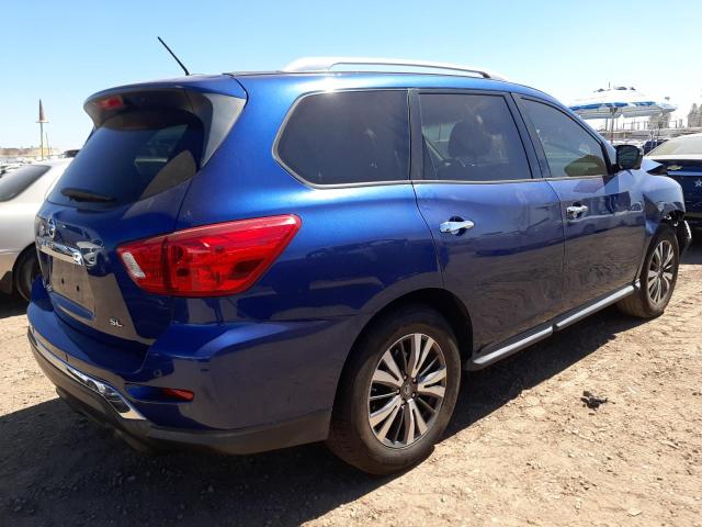 5N1DR2MN5HC672182 - 2017 NISSAN PATHFINDER S BLUE photo 3