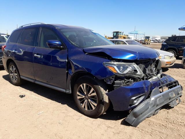5N1DR2MN5HC672182 - 2017 NISSAN PATHFINDER S BLUE photo 4