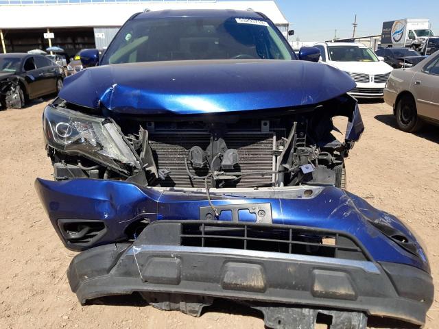 5N1DR2MN5HC672182 - 2017 NISSAN PATHFINDER S BLUE photo 5