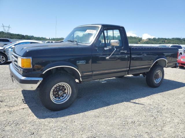 1FTHF26G6KPA29031 - 1989 FORD F250 BLACK photo 1