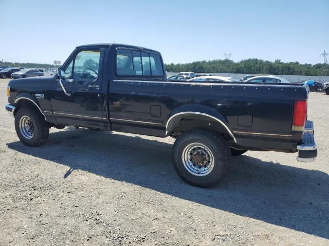 1FTHF26G6KPA29031 - 1989 FORD F250 BLACK photo 2