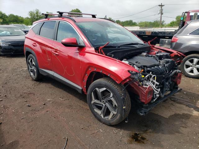 5NMJCCAE3NH036599 - 2022 HYUNDAI TUCSON SEL RED photo 4