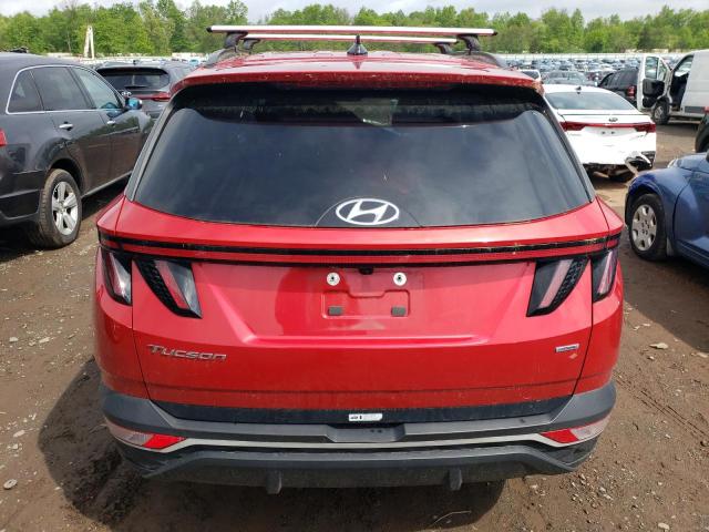 5NMJCCAE3NH036599 - 2022 HYUNDAI TUCSON SEL RED photo 6