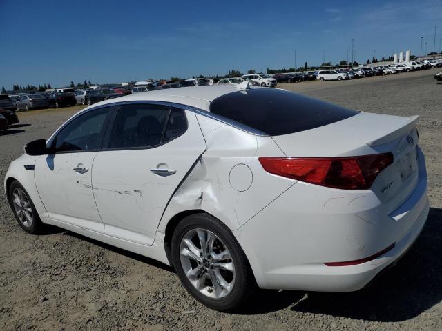 KNAGN4A67B5089286 - 2011 KIA OPTIMA EX WHITE photo 2