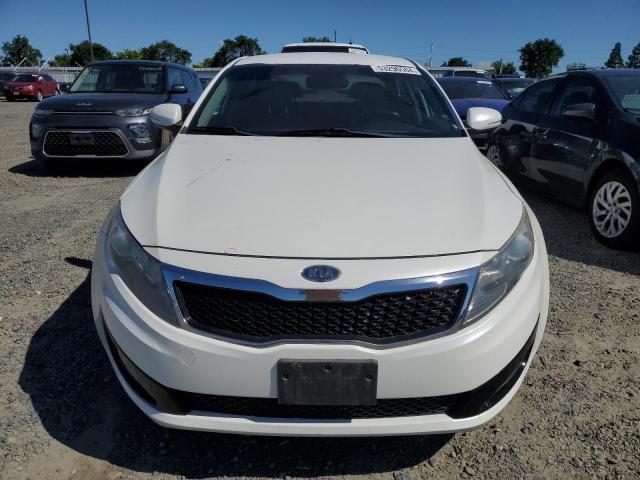 KNAGN4A67B5089286 - 2011 KIA OPTIMA EX WHITE photo 5