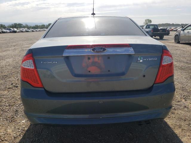 3FADP0L31BR346862 - 2011 FORD FUSION HYBRID BLUE photo 6