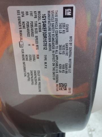 1GYS4KEF3DR167812 - 2013 CADILLAC ESCALADE ESV PLATINUM Қоңыр фото 13