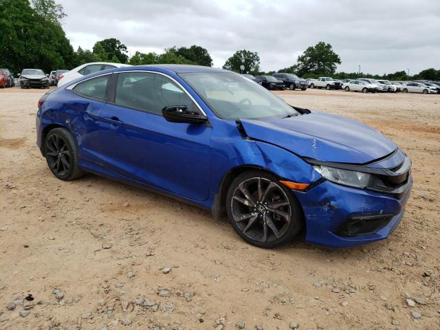 2HGFC4B80KH300083 - 2019 HONDA CIVIC SPORT 蓝色 照片 4