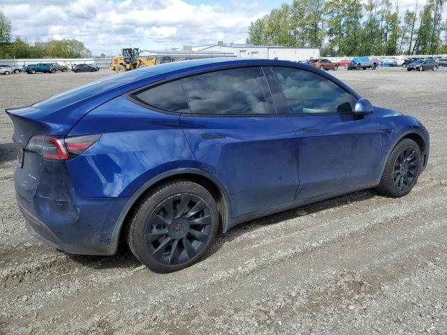 5YJYGDEE9LF023776 - 2020 TESLA MODEL Y BLUE photo 3