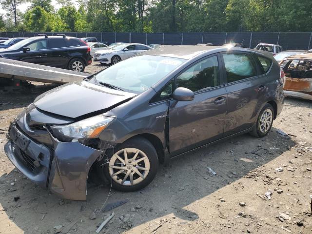 JTDZN3EU8FJ022658 - 2015 TOYOTA PRIUS V GRAY photo 1