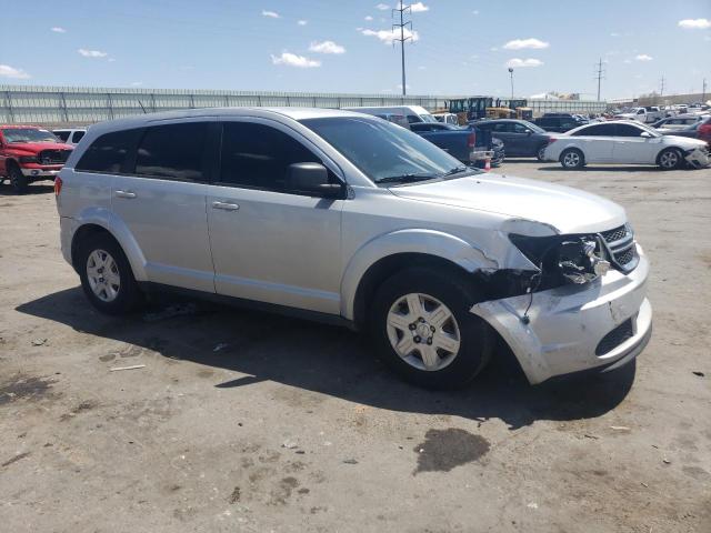 3C4PDCAB1CT203698 - 2012 DODGE JOURNEY SE SILVER photo 4