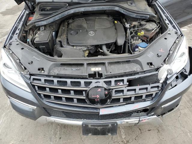 4JGDA5HB6FA616544 - 2015 MERCEDES-BENZ ML 350 4MATIC CHARCOAL photo 12