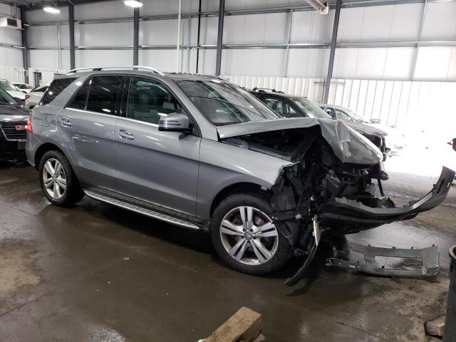 4JGDA5HB0DA209039 - 2013 MERCEDES-BENZ ML 350 4MATIC GRAY photo 4