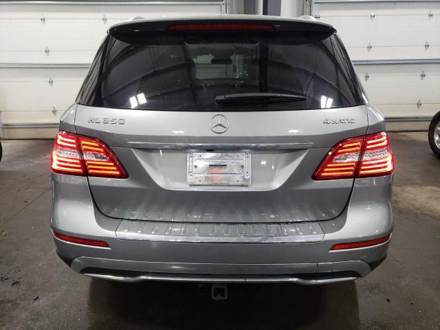 4JGDA5HB0DA209039 - 2013 MERCEDES-BENZ ML 350 4MATIC GRAY photo 6