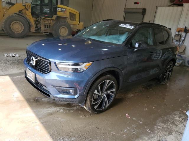 YV4162UM2N2757728 - 2022 VOLVO XC40 T5 R-DESIGN BLUE photo 1