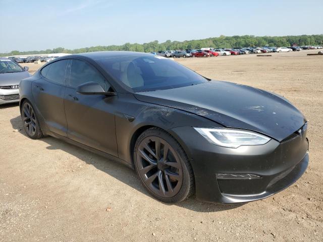5YJSA1E62MF431956 - 2021 TESLA MODEL S Սև լուսանկար 4