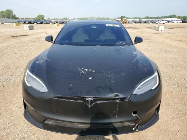 5YJSA1E62MF431956 - 2021 TESLA MODEL S Սև լուսանկար 5