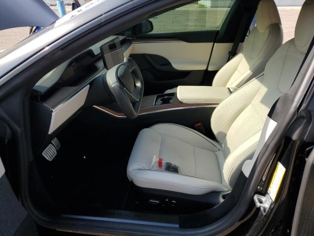 5YJSA1E62MF431956 - 2021 TESLA MODEL S Սև լուսանկար 7