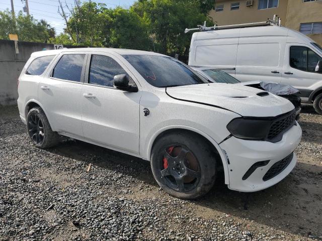 1C4SDJH99MC643277 - 2021 DODGE DURANGO SRT HELLCAT WHITE photo 4