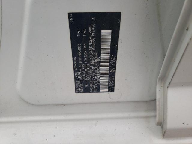 JTLZE4FEXEJ056732 - 2014 TOYOTA SCION XB WHITE photo 12